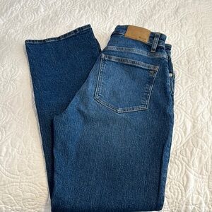 Madewell curvy 90s straight jeans